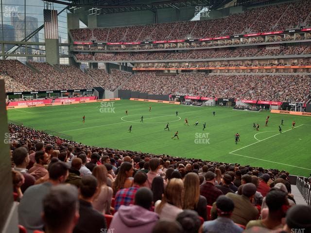 Mercedes-Benz Stadium - Section 124 Seat View