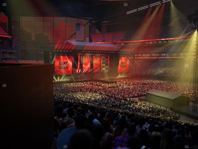 Mercedes-Benz Stadium - Section 124 Seat View