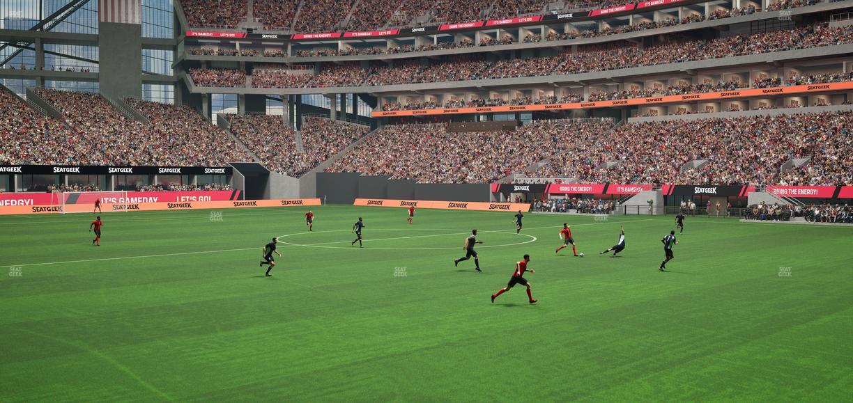 Mercedes-Benz Stadium - Section 124 Seat View