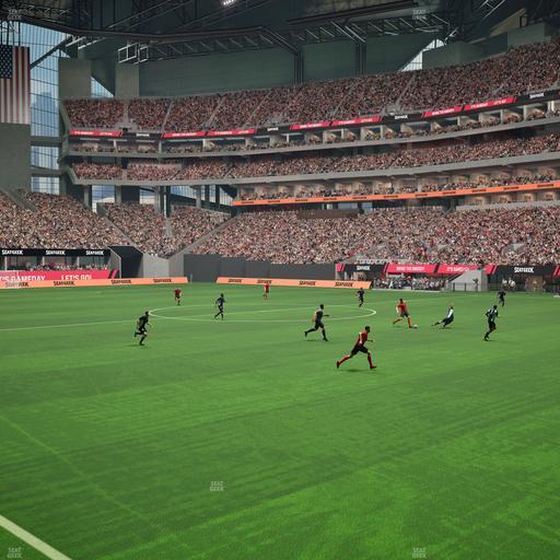 Mercedes-Benz Stadium - Section 124 Seat View