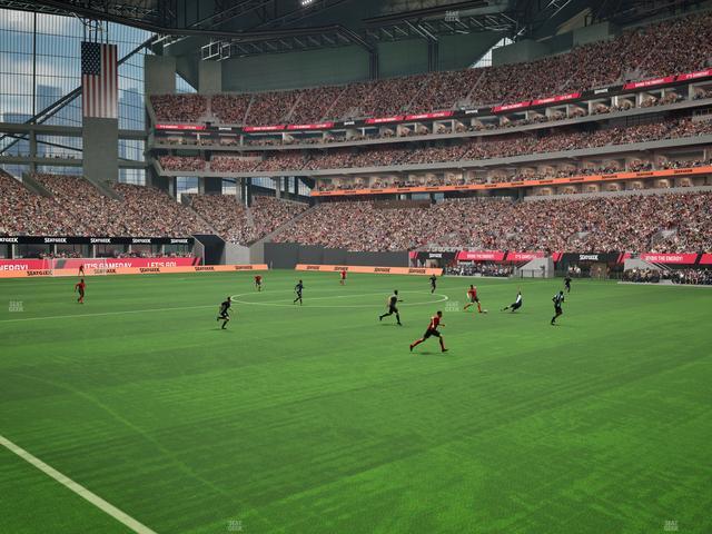 Mercedes-Benz Stadium - Section 124 Seat View