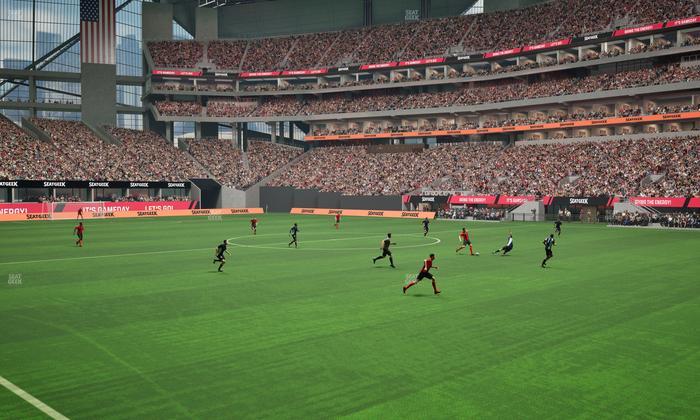 Mercedes-Benz Stadium - Section 124 Seat View