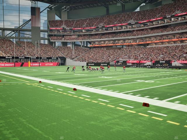 Mercedes-Benz Stadium - Section 124 Seat View