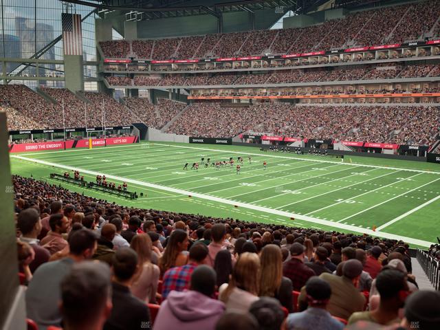 Mercedes-Benz Stadium - Section 124 Seat View