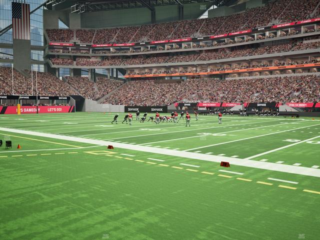 Mercedes-Benz Stadium - Section 125 Seat View