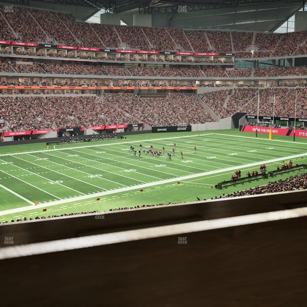 Mercedes-Benz Stadium - Section 132 L Seat View