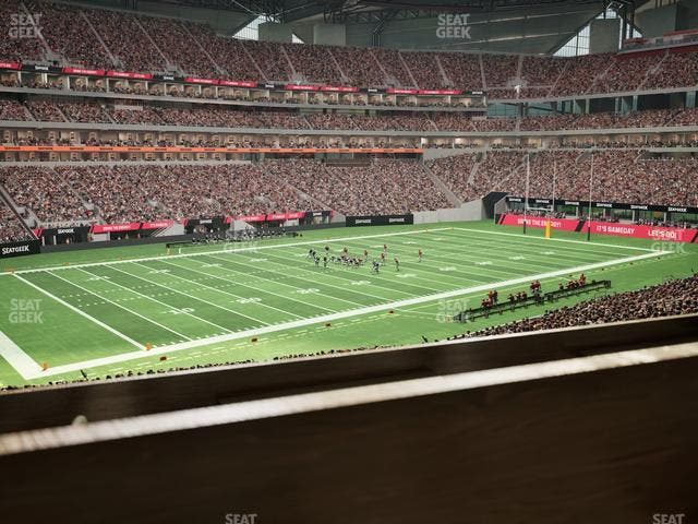 Mercedes-Benz Stadium - Section 132 L Seat View