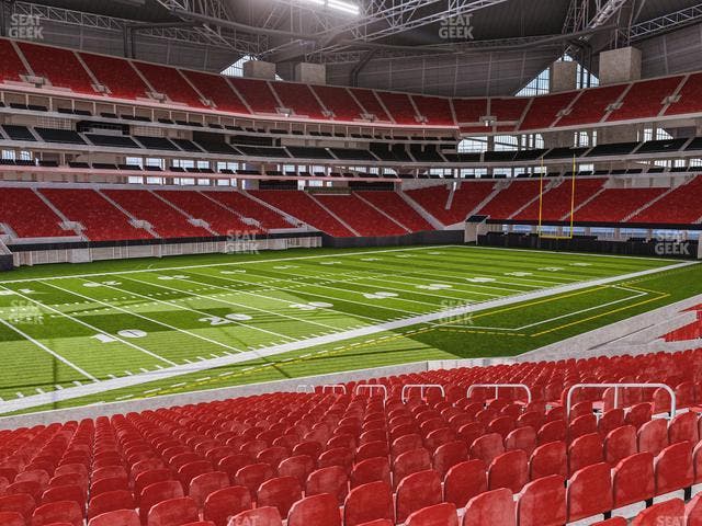Mercedes-Benz Stadium - Section 132 L Seat View