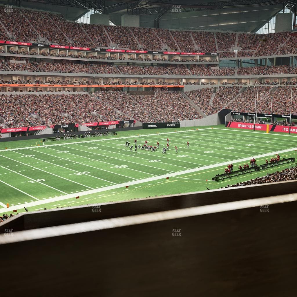 Mercedes-Benz Stadium - Section 132 L Seat View