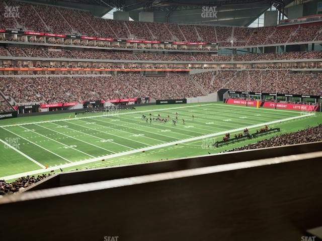 Mercedes-Benz Stadium - Section 132 L Seat View