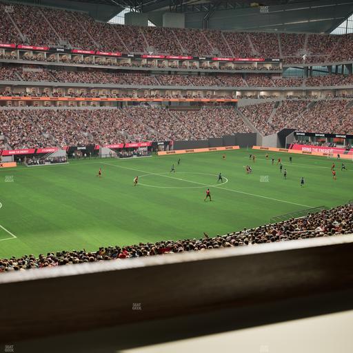 Mercedes-Benz Stadium - Section 132 L Seat View