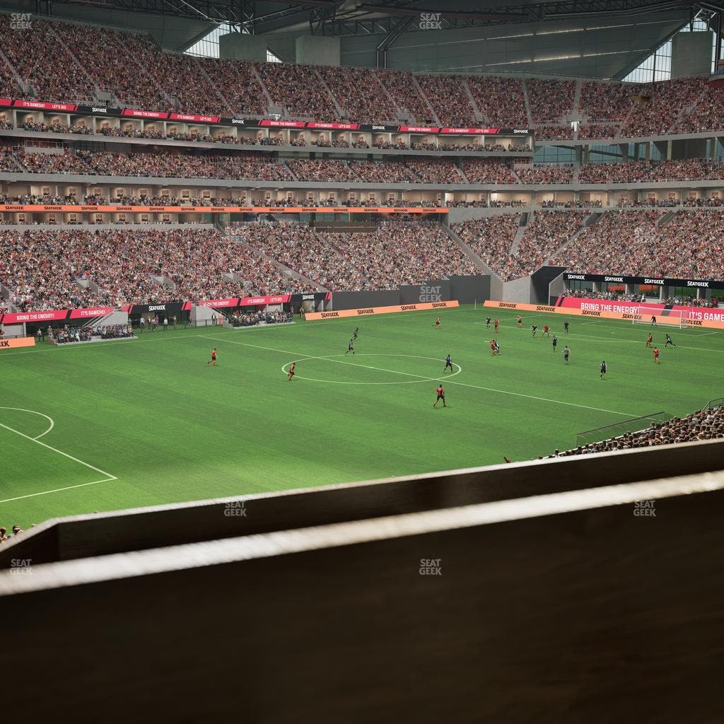 Mercedes-Benz Stadium - Section 132 L Seat View