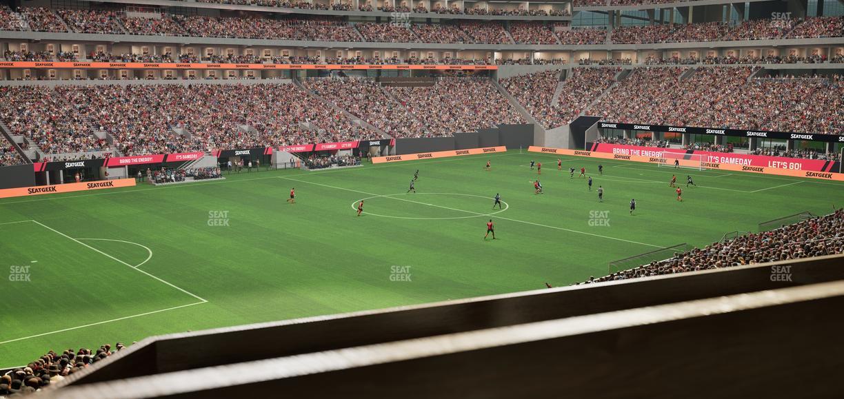 Mercedes-Benz Stadium - Section 132 L Seat View