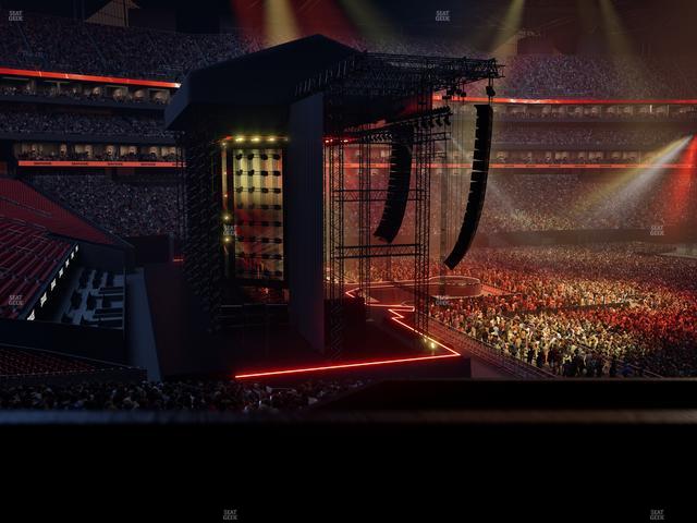 Mercedes-Benz Stadium - Section 132 L Seat View