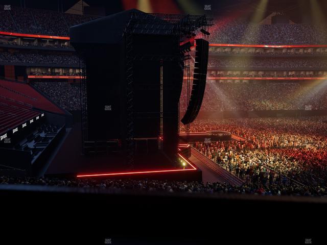 Mercedes-Benz Stadium - Section 132 L Seat View