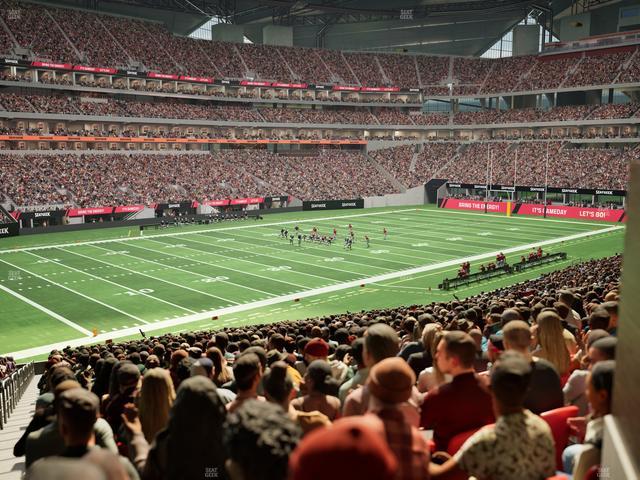 Mercedes-Benz Stadium - Section 132 Seat View