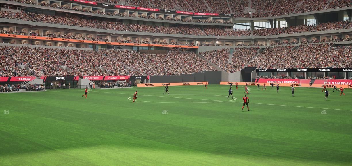 Mercedes-Benz Stadium - Section 132 Seat View