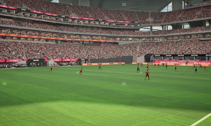 Mercedes-Benz Stadium - Section 132 Seat View