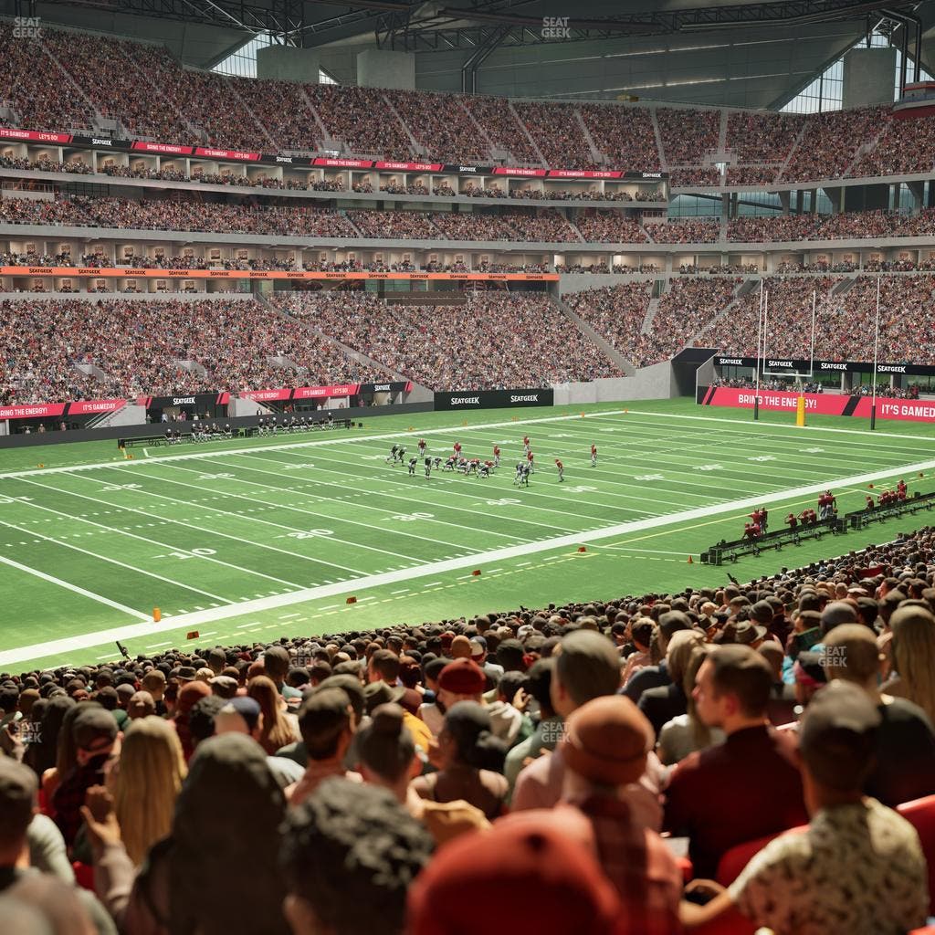 Mercedes-Benz Stadium - Section 132 Seat View