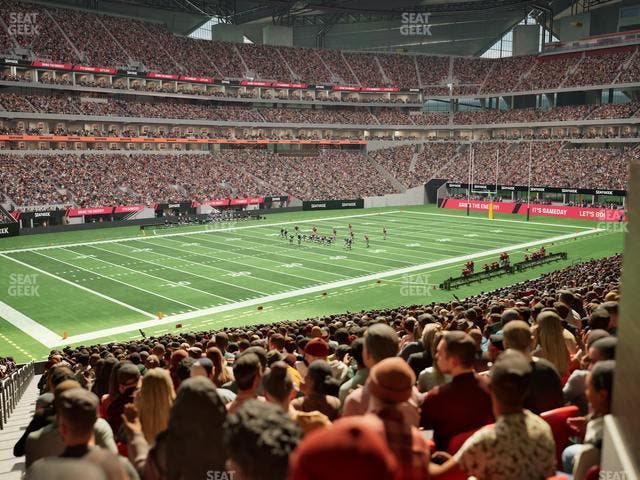 Mercedes-Benz Stadium - Section 132 Seat View