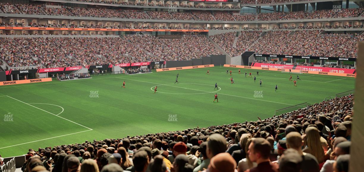 Mercedes-Benz Stadium - Section 132 Seat View