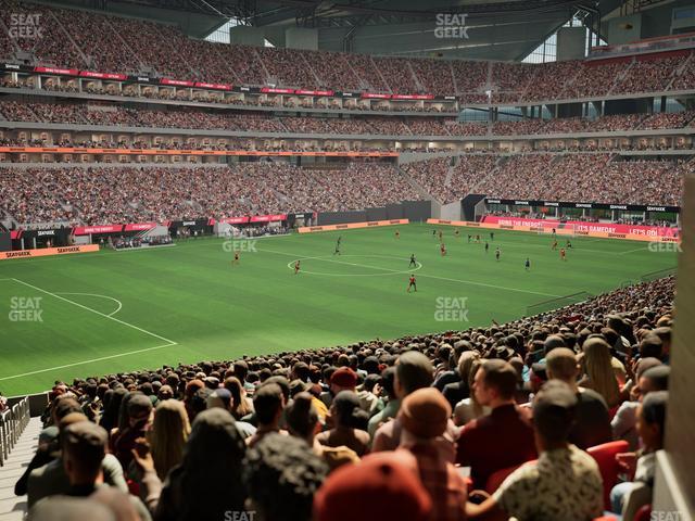 Mercedes-Benz Stadium - Section 132 Seat View