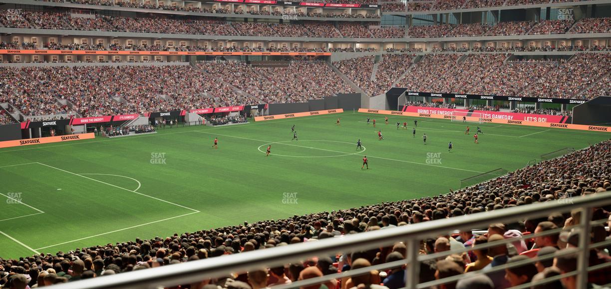 Mercedes-Benz Stadium - Section 133 Seat View