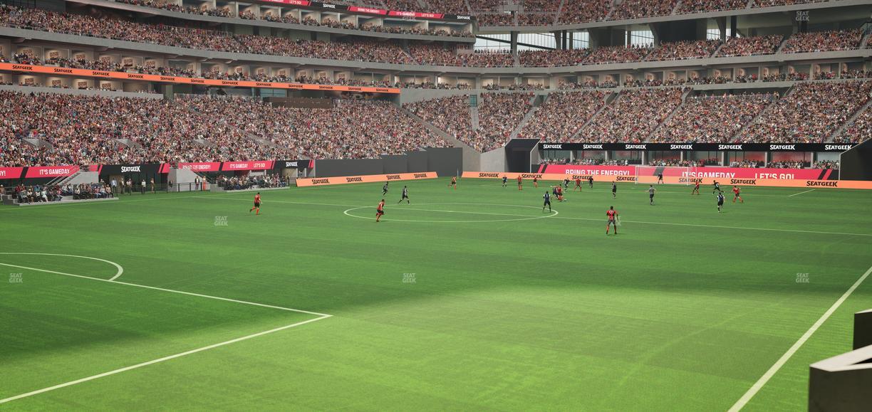 Mercedes-Benz Stadium - Section 133 Seat View