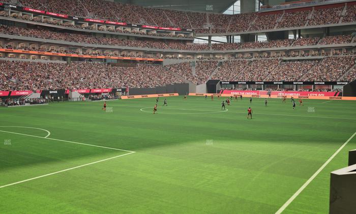 Mercedes-Benz Stadium - Section 133 Seat View