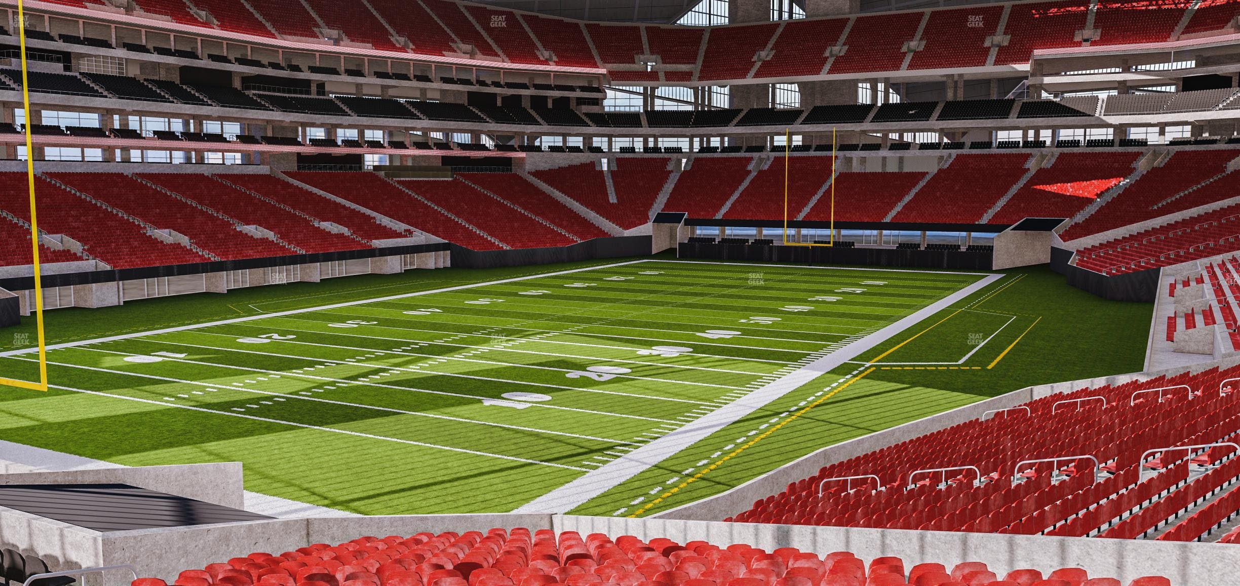 Mercedes-Benz Stadium - Section 134 Ga Dirty Birds Nest Seat View