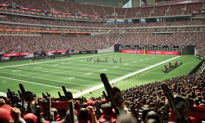 Mercedes-Benz Stadium - Section 134 Ga Dirty Birds Nest Seat View