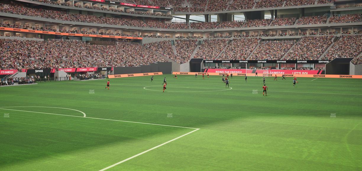 Mercedes-Benz Stadium - Section 134 Seat View