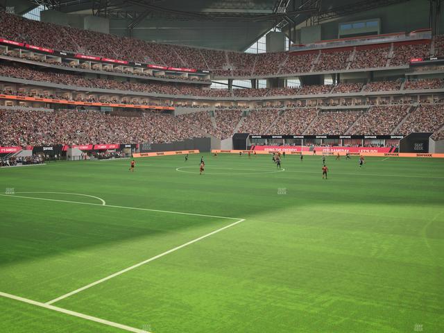 Mercedes-Benz Stadium - Section 134 Seat View