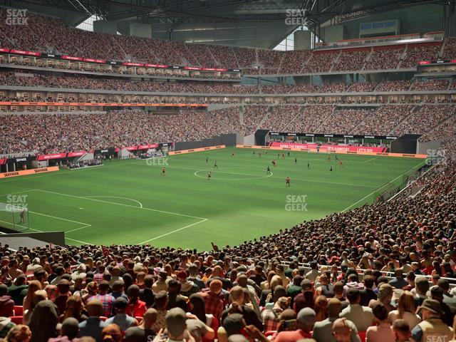Mercedes-Benz Stadium - Section 134 Seat View