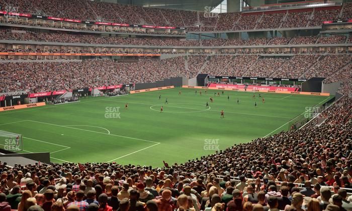 Mercedes-Benz Stadium - Section 134 Seat View