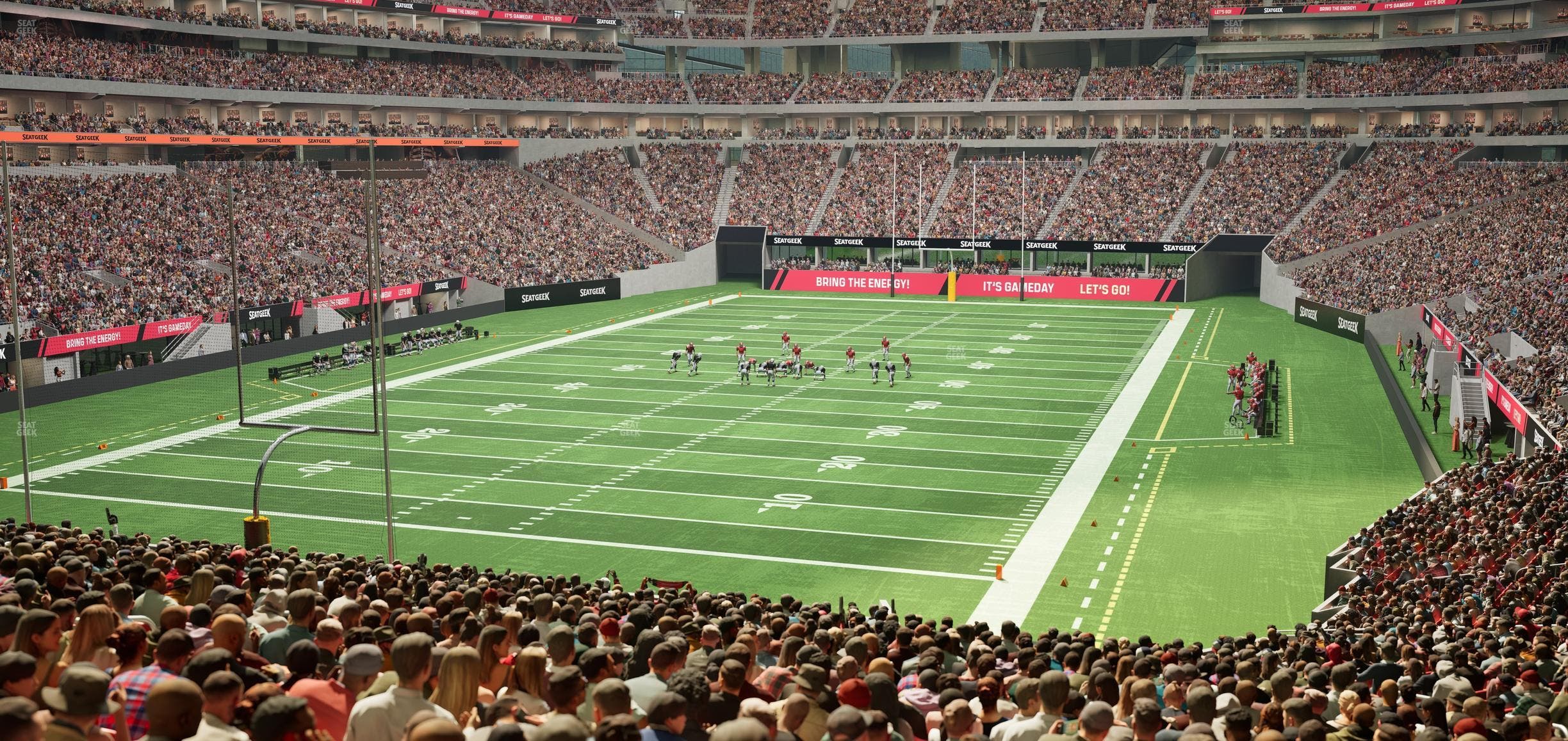 Mercedes-Benz Stadium - Section 135 Seat View