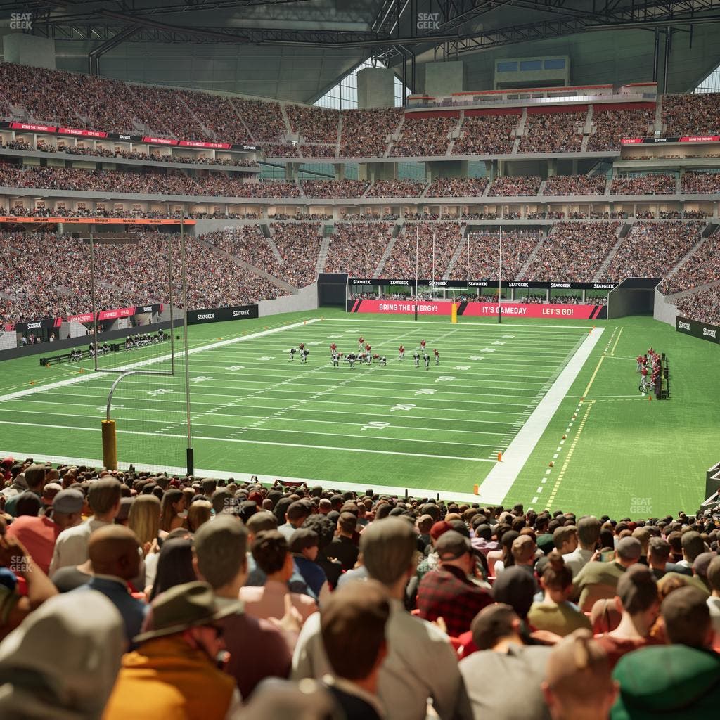 Mercedes-Benz Stadium - Section 135 Seat View