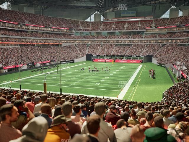 Mercedes-Benz Stadium - Section 135 Seat View