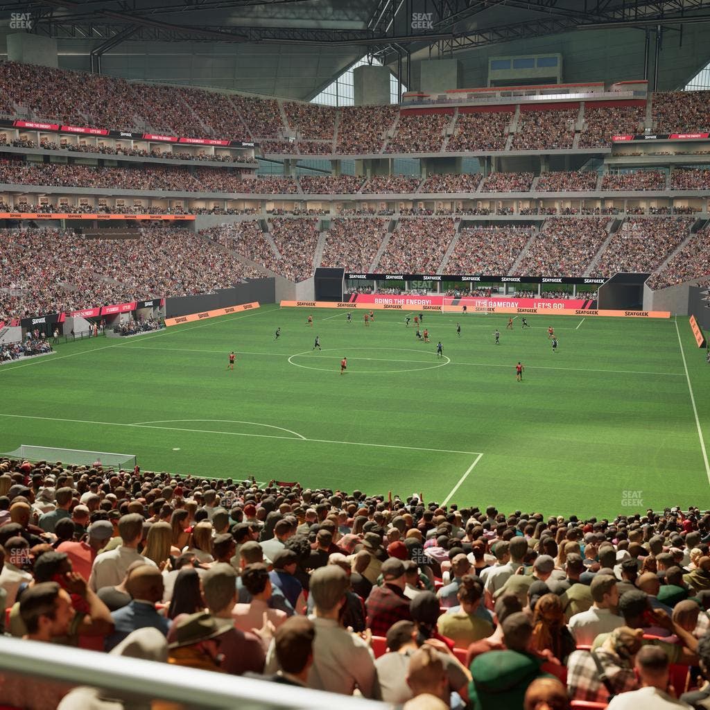 Mercedes-Benz Stadium - Section 135 Seat View