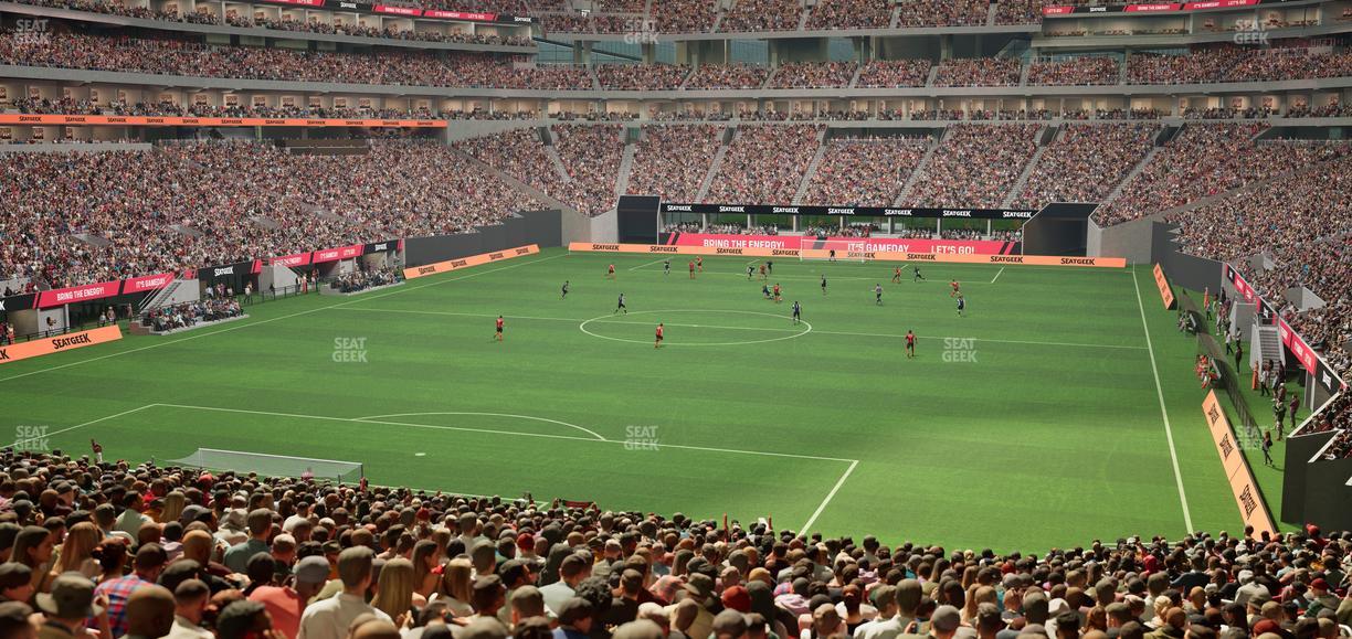 Mercedes-Benz Stadium - Section 135 Seat View