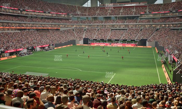 Mercedes-Benz Stadium - Section 135 Seat View