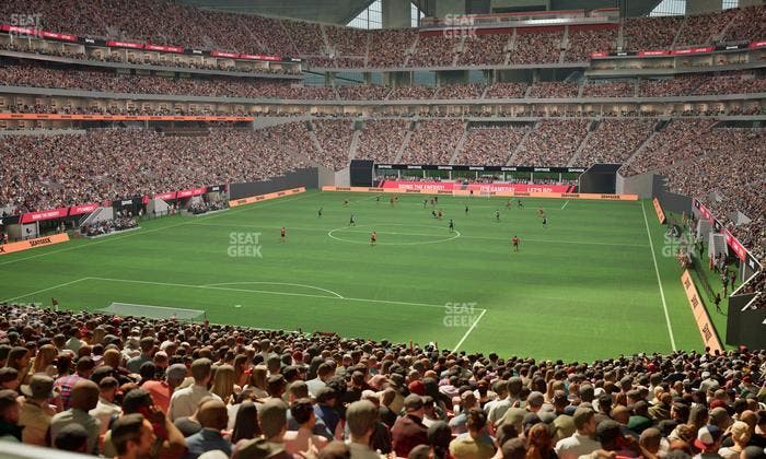 Mercedes-Benz Stadium - Section 135 Seat View