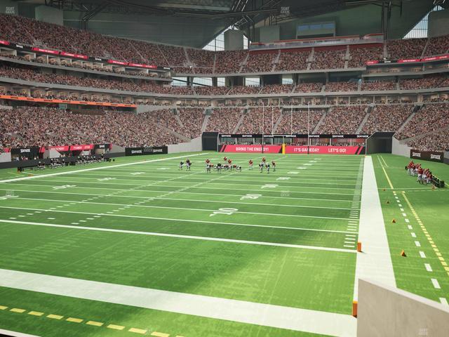 Mercedes-Benz Stadium - Section 135 Seat View
