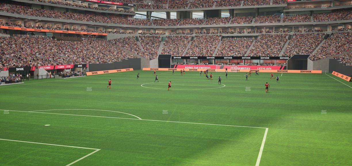 Mercedes-Benz Stadium - Section 135 Seat View