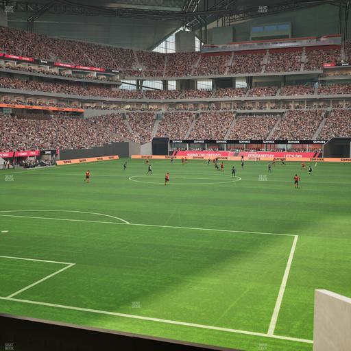 Mercedes-Benz Stadium - Section 135 Seat View