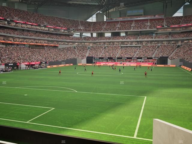 Mercedes-Benz Stadium - Section 135 Seat View