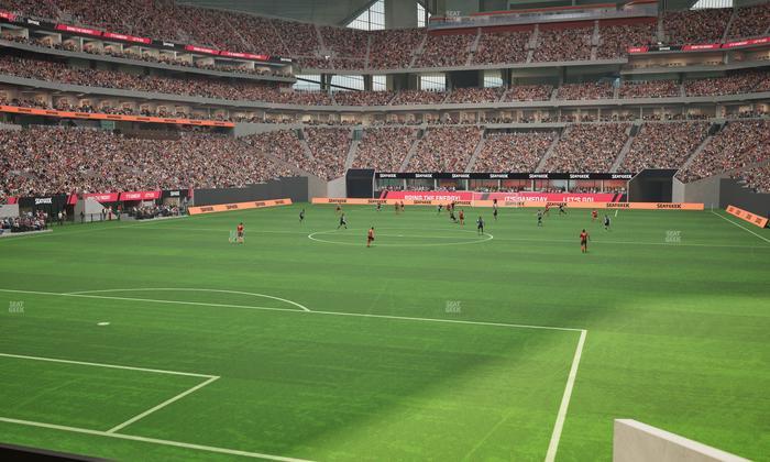 Mercedes-Benz Stadium - Section 135 Seat View