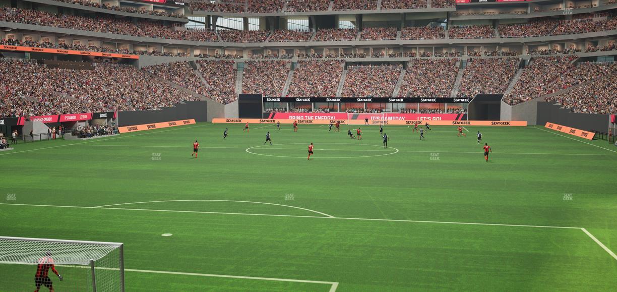 Mercedes-Benz Stadium - Section 136 Seat View