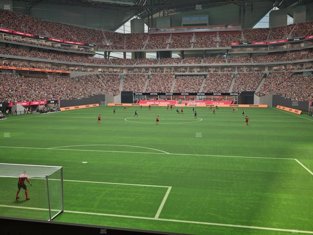 Mercedes-Benz Stadium - Section 136 Seat View
