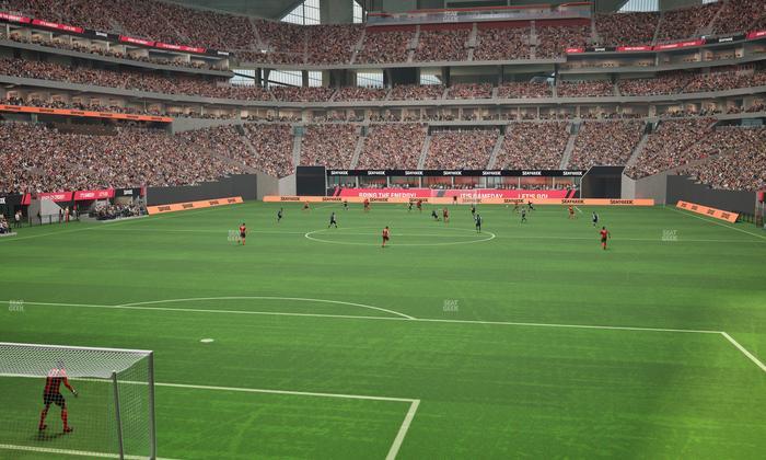 Mercedes-Benz Stadium - Section 136 Seat View